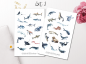 Preview: Sea Creatures Sticker Set