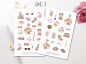 Preview: Girls Leopard Sticker Set