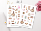 Preview: Girls Leopard Sticker Set