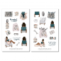 Preview: Girls Books Sticker Set