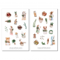 Preview: Markt Kochen Sticker Set
