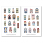 Preview: Buildings Sticker Set