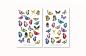 Preview: Schmetterlinge Sticker Set