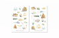 Preview: Wald Natur Sticker Set