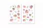 Preview: Tiere und Blumen Sticker Set