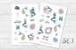 Preview: Girls Mermaid Sticker Set