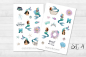 Preview: Girls Mermaid Sticker Set