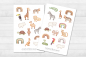 Preview: Tiere Sticker Set