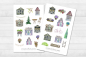 Preview: Gartenhaus Sticker Set