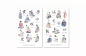 Preview: Japanische Frauen Sticker Set