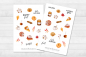 Preview: Herbst Sticker Set