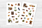 Preview: Autumn Sticker Set