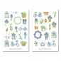 Preview: Blumen Sticker Set