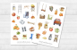 Preview: Herbst Zuhause Sticker Set