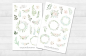 Preview: Flowers Sticker Set