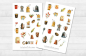 Preview: Kaffee Sticker Set