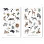 Preview: Jungle Animals Sticker Set