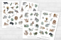 Preview: Jungle Animals Sticker Set