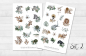 Preview: Jungle Animals Sticker Set