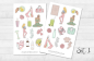 Preview: Girls Fitness Sticker Set