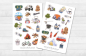 Preview: Camping Sticker Set