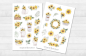 Preview: Sonnenblumen Sticker Set