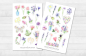 Preview: Wildblumen Sticker Set