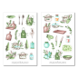 Preview: Green Kitchen Sticker Set