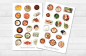 Preview: Asian Dishes Sticker Set