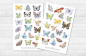 Preview: Schmetterlinge Sticker Set