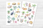 Preview: Tiere Australien Sticker Set