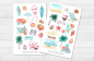 Preview: Urlaub Sticker Set