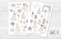 Preview: Braut Sticker Set