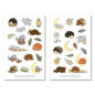 Preview: Schlafende Tiere Sticker Set