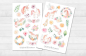 Preview: Einhorn Sticker Set