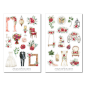 Preview: Hochzeit Sticker Set