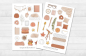 Preview: Cozy Home Sticker Set