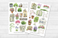 Preview: Zuhause und Garten Sticker Set