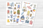 Preview: Sommerurlaub Maritim Sticker Set