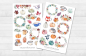 Preview: Herbst Sticker Set