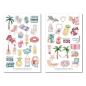 Preview: Sommer Urlaub Sticker Set