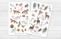 Preview: Forest Animals Sticker Set