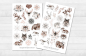 Preview: Mystical Forest Animals Sticker Set