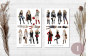 Preview: Girls Fashion Sticker Set