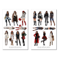 Preview: Girls Fashion Sticker Set