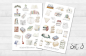 Preview: Books Sticker Set