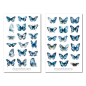 Preview: Blue Butterflies Sticker Set