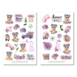 Mobile Preview: Girls Flowers Sticker Set