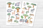 Preview: Jungle Animals Sticker Set