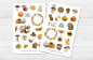 Preview: Autumn Sticker Set